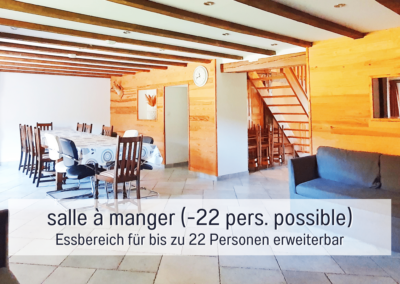Gites des Vosges Chez Louna Apartment Living-dining room