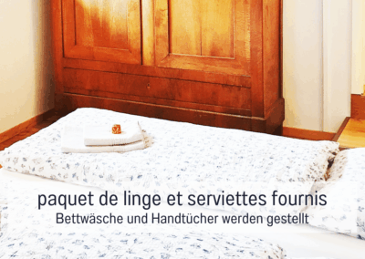 Gratis beddengoed en handdoeken