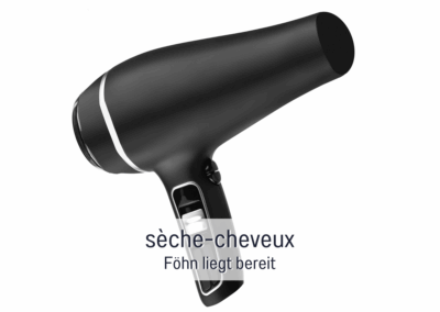 Hairdryer available