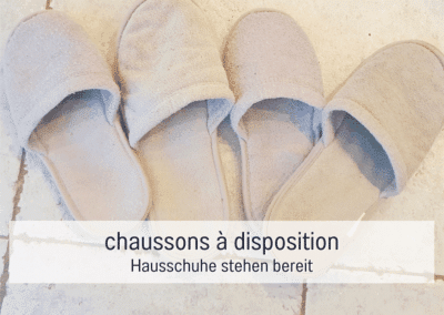 Slippers on site