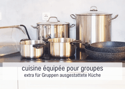 Keuken speciaal uitgerust voor groepen