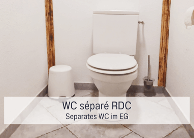 WC op de begane grond