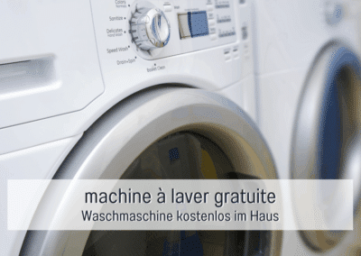 Wasmachine in het huis