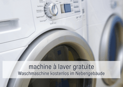 Washing machine in the outbuilding