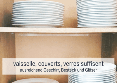 Voldoende servies en bestek